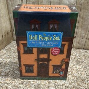 Disney The Doll People Set ~3 Book Boxed Set + Paper Dolls by Ann M. Martin New